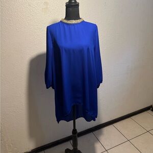 Elegant Blue Women's Top